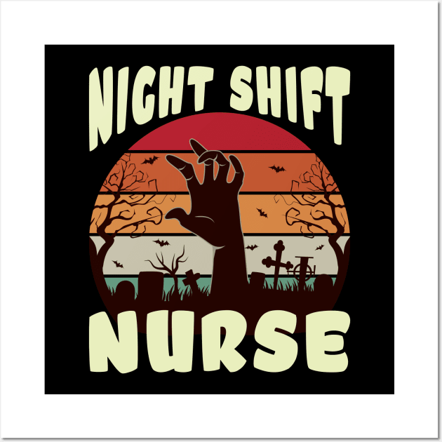 Night Shift Nurse Wall Art by Archie & Ainslie